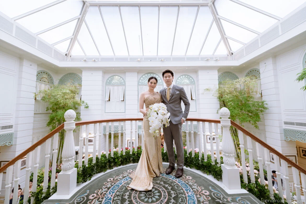 Mandarin Oriental Wedding , The Author's Lounge แต่งงาน